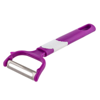 Овощечистка 150 мм ДОЛЯНА с пластиковой ручкой ФИОЛЕТОВАЯ "NN"