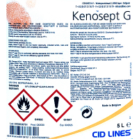 Средство дезинфицирующее 5л кожный антисептик KENOSEPT G канистра CID LINES 1/4, 1 шт.