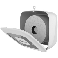 Диспенсер для туалетной бумаги ДхШхВ 229х136х230 мм FOCUS MINI JUMBO ПЛАСТИК БЕЛЫЙ HAYAT (артикул производителя 8077065)