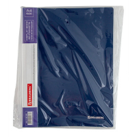 Папка А4 60 лист BRAUBERG файловая СИНИЙ ПЛАСТИК "NN" Папка А4 60 лист BRAUBERG файловая СИНИЙ ПЛАСТИК "NN"