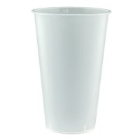 Стакан пластиковый d90 мм 500 мл BUBBLE CUP (ШЕЙКЕР) МАТОВЫЙ PP "POKROV PLAST" 1/400, 400 шт./упак