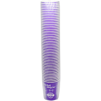 Стакан бумажный 350мл D90 мм 1-сл для горячих напитков GURMANOFF фиолетовый EP 1/50/1000, 50 шт./упак