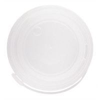 Крышка для стакана d90 мм 50 шт многофункциональная ПРОЗРАЧНАЯ PP "POKROV PLAST" 188847