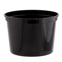 Банка термическая h75 d112 мм 500 мл без крышки ЧЕРНАЯ PP "DP" Банка термическая h75 d112 мм 500 мл без крышки ЧЕРНАЯ PP "DP"