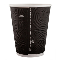 Стакан бумажный 300 мл d90 мм 2-сл 40 шт ЛАБИРИНТ для горячих напитков ЧЕРНЫЙ "СКАНДИПАКК" Стакан бумажный 300 мл d90 мм 2-сл 40 шт ЛАБИРИНТ для горячих напитков ЧЕРНЫЙ "СКАНДИПАКК"