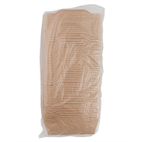 Упаковка 400мл ДхШхВ 145х95х45мм 50шт OPSALAD с прозрачной крышкой КРАФТ "OSQ"