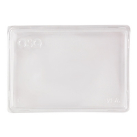 Упаковка 400мл ДхШхВ 145х95х45мм 50шт OPSALAD с прозрачной крышкой КРАФТ "OSQ"