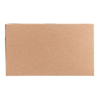 Контейнер бумажный с окном 1450мл ДхШхВ 260х150х40мм 25шт TABOX прямоугольный КРАФТ "OSQ"