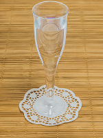 Фужер 100мл для шампанского со съемной ножкой PS ПРОЗРАЧНЫЙ PAPSTAR 1/10/100 (артикул производителя 12194), 10 шт./упак