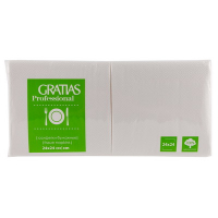 Салфетка бумажная 3-сл 24х24 см 250 шт БЕЛАЯ ЦЕЛЛЮЛОЗА "GRATIAS"