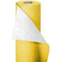 Скатерть бумажная рулонная 1180 мм 20 м с ламинированным покрытием ЖЕЛТЫЙ "PAPSTAR" (артикул производителя 85773)