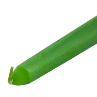 Свеча коническая h250d19 мм 10 шт/уп 9часов горения ТЕМНО-ЗЕЛЕНАЯ БЕЗ ЗАПАХА "Horizon Candles"