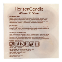 Свеча плавающая h25d50 мм 4 шт/уп БРОНЗОВАЯ "Horizon Candles"