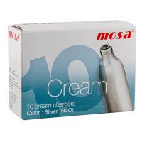 Баллончик 10 шт/уп в сифон для взбивания крема "MOSA"