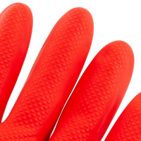 Перчатки хозяйственные 1 пара L БИКОЛОР суперпрочные с удлиненным манжетом БЕЛО-КРАСНЫЕ "Libry" Перчатки хозяйственные 1 пара L БИКОЛОР суперпрочные с удлиненным манжетом БЕЛО-КРАСНЫЕ "Libry"