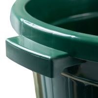 Бак мусорный 75л круглый ЗЕЛЕНЫЙ ПЛАСТИК без крышки "ПЛАСТХОЗТОРГ" / Бак мусорный 75л круглый ЗЕЛЕНЫЙ ПЛАСТИК без крышки "ПЛАСТХОЗТОРГ" /